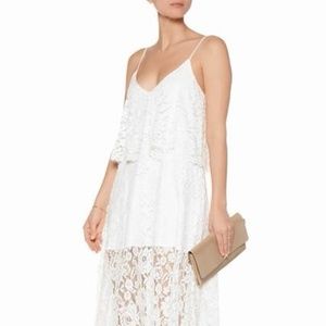 ALEXIS BLAKE LAYERED LACE MAXI DRESS WHITE